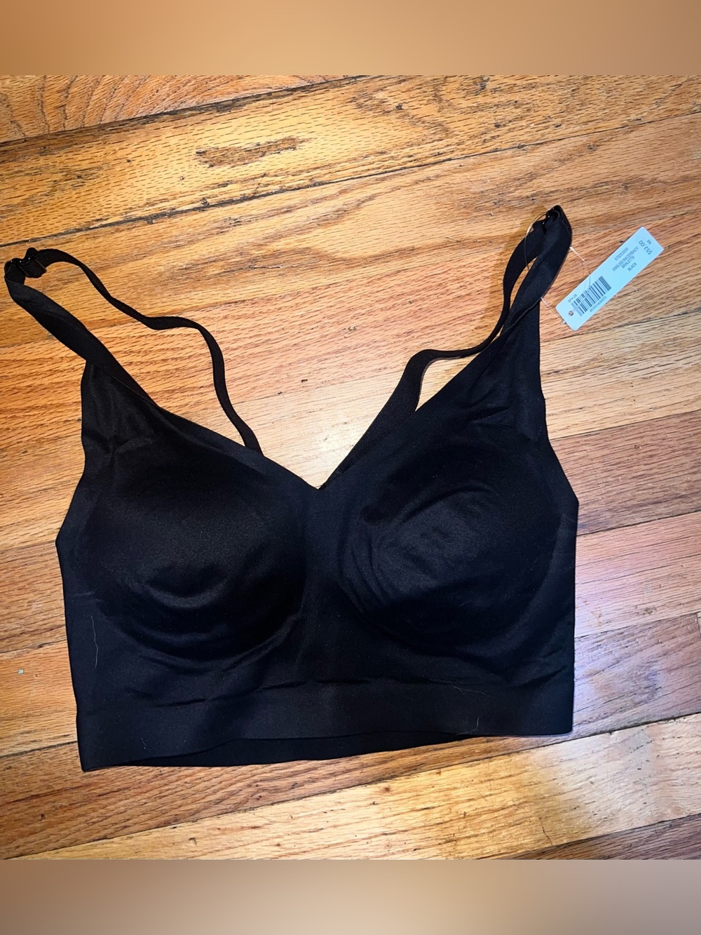 Soma Black Seamless Wireless Bralette